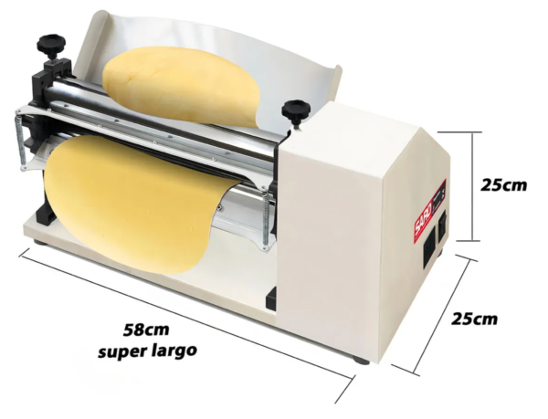 Cilindro Laminador Elétrico De Massas Saro 40cm Branco - Image 2