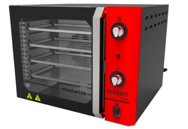 Forno Turbo Convector Elétrico 4 Assadeiras Fcsb4e Vermelho