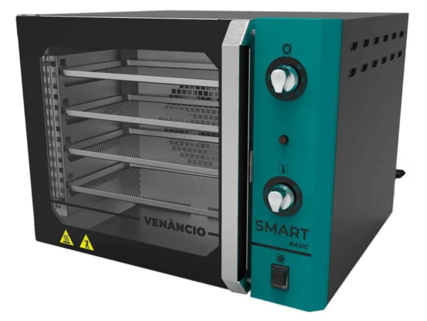 Forno Smart Venâncio Turbo Convector Azul 4 Esteiras 220v