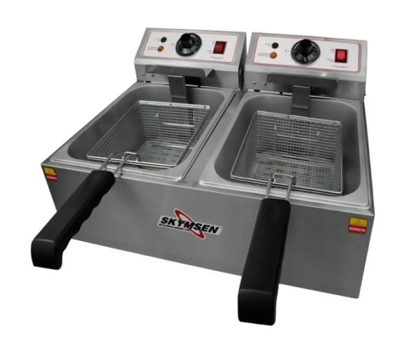 Fritadeira Industrial Elétrica Skymsen FED-20-N 10 Litros Aço Inoxidável - Image 2