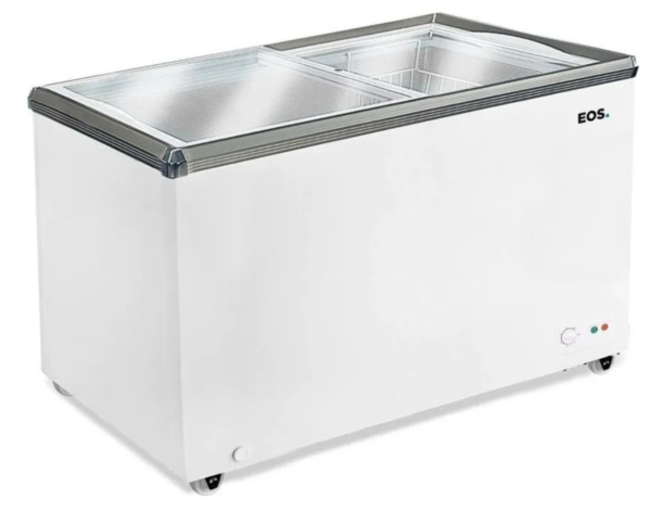 Freezer Expositor Horizontal Eos 230 Litros Dupla Ação Eeh300 Branco