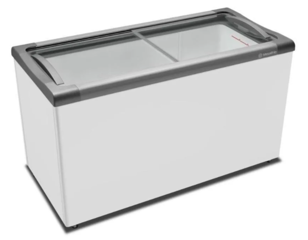 Freezer Horizontal Metalfrio Nf40l Tampa Deslizante Vidro 388 Litros