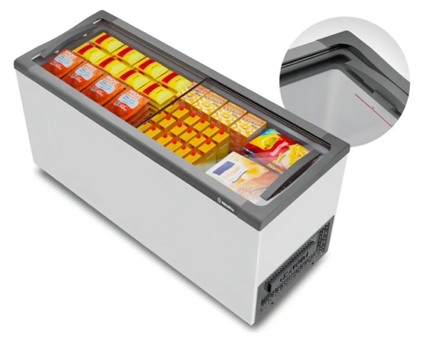 Freezer Expositor Sorvetes E Congelados Metalfrio Nf55 - 491 Litros - Image 3