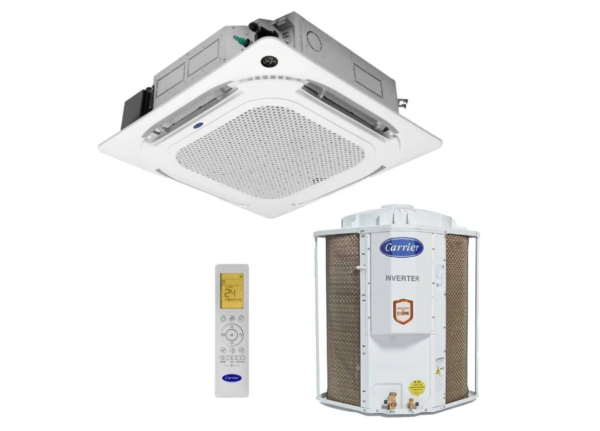 Ar Condicionado Split Cassete Carrier 24.000 Btus Q/F Inverter 220v Monofásico Branco