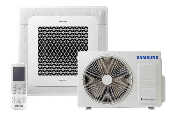 Ar Condicionado Cassete Inverter Samsung 18.000 Btus Q/f Branco 220v