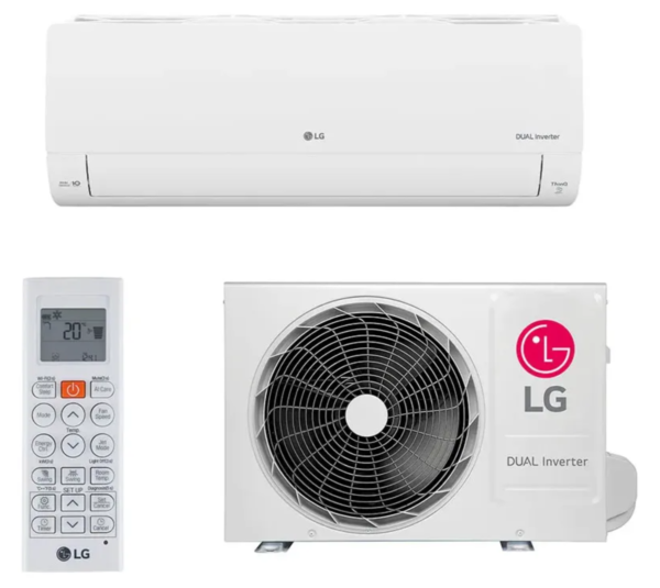 Ar Condicionado LG Dual Inverter Voice 9.000 Btus Frio R-32 Branco 220v