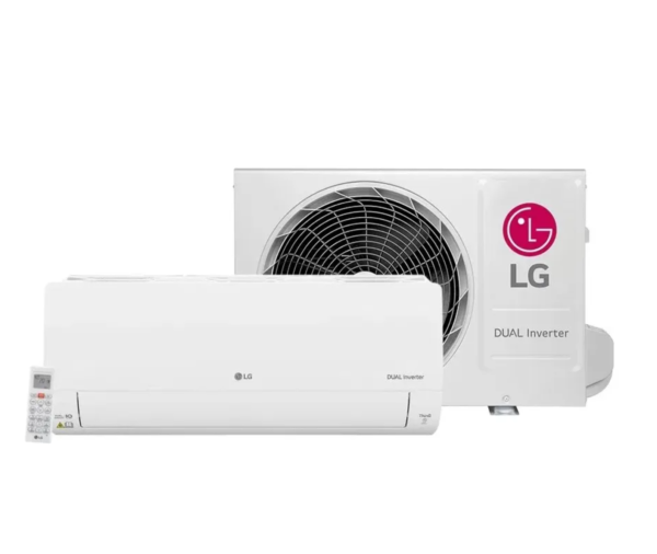 Ar Condicionado Split LG HW Dual Voice Inverter 12.000 Btus Frio Monofásico Branco S3-Q12JA31K