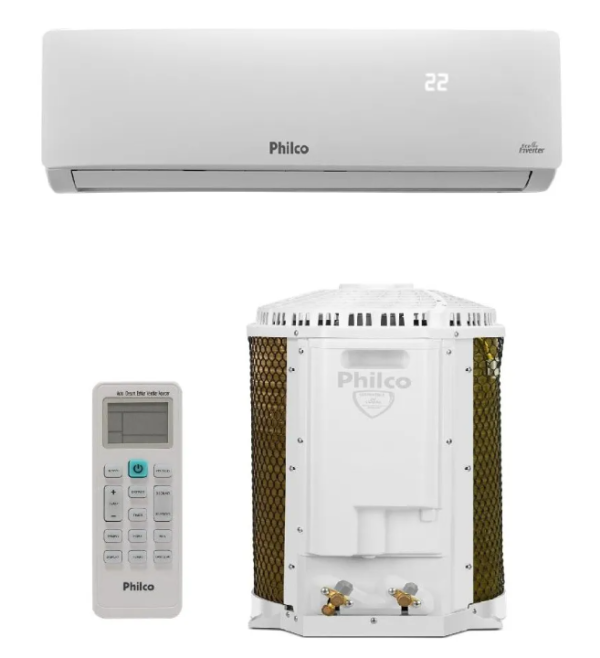 Ar Condicionado Split Philco PAC12FC Hi Wall Inverter 12.000 Btus Frio Monofásico Branco