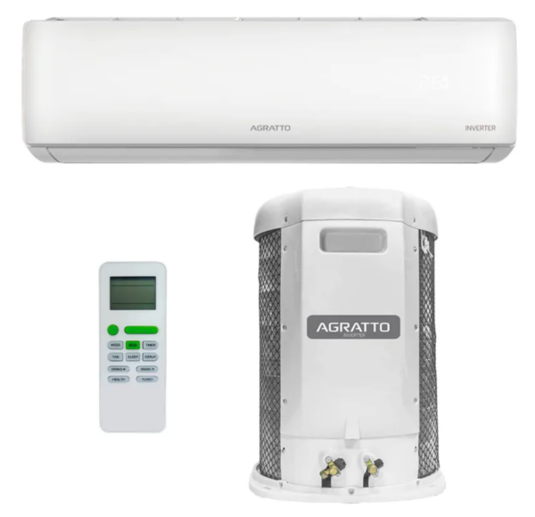 Ar Condicionado Split Agratto Liv Top Inverter 18.000 Btus Quente e Frio R-32 Branco - 220V