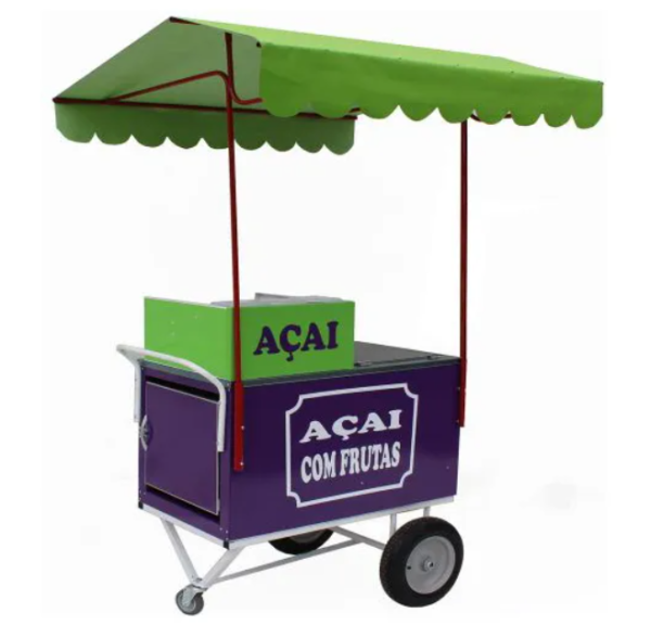 Carrinho De Açaí Com Isolamento Térmico E Com Gelox