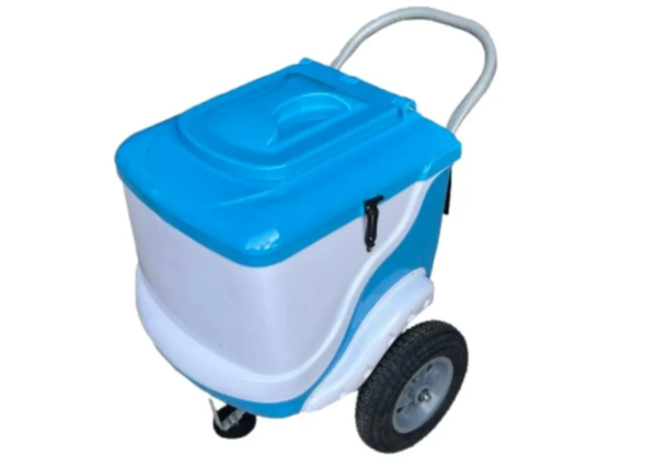 Carrinho De Sorvete 400 Picolés Thermototal L450 Azul
