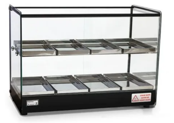Estufa Vitrine Quadrada Dupla Titã 8 Bandejas Evr 220V