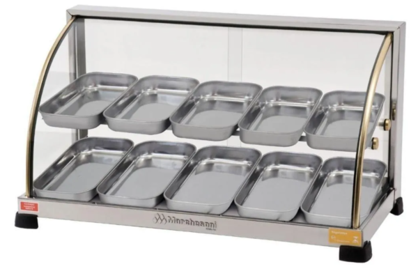 Estufa Vitrine Expositora Para Salgados 10 Bandejas 220V