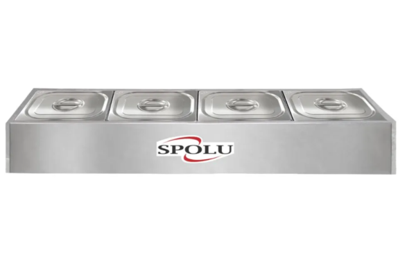Rechaud Térmico Inox Spolu Spl-514 4 Cubas 127v