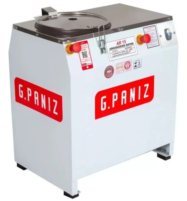 Amassadeira Rápida 15 Kg De Massa Pronta 2 Cv Gpaniz Ar15